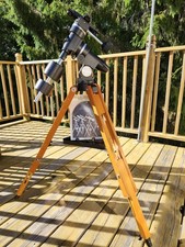 Vtg. 1991  Vixen JAPAN Super Polaris Equatorial Mount w/Tripod & rare brochure  picture
