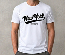 Retro Brooklyn New York T-Shirt - Vintage Varsity Style NYC Graphic Tee picture