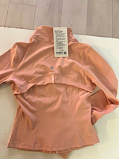 Lululemon Define Nulu Cropped Jacket Slim Fit Zip Pockets Pink 6 picture