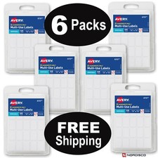 Avery 6737 Multi-Use Labels, Self-Adhesive, Removable, 1/2 x 3/4