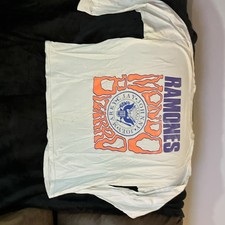 VINTAGE 1992 Ramones Mondo Bizarro Tour Shirt Long Sleeve White Punk Rock XL picture