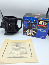 Applause Darth Vader Ceramic Mug, Vintage 1995, Signed By Dave Prowse 136/5000 picture