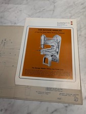 THE SAVAGE NIBBLER SALES BROCHURE & PARTS LIST DIAGRAM PRINT #1 ROLLER DIE TYPE picture