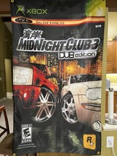 Midnight Club 3 Dub Edition 5ft Flag Microsoft XBOX 2005 Poster Rockstar picture