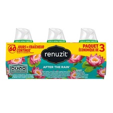 3 Pack Renuzit Solid Gel Cone Adjustable Air Freshener After the Rain 7 oz picture