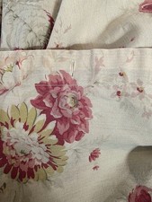 Waverly Garden Room Vintage Norfolk Rose Shower Curtain Cottagecore 66 X 71 picture