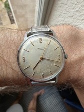 Vintage Tissot 17J Manual Wind Watch 34mm Swiss Serviced c.1950s/60s picture
