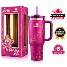 Barbie x Stanley 70s Superstar 40oz Tumbler | Limited Edition | Free & Fast Ship picture
