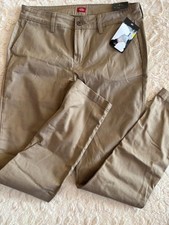 NWT Dickies Women’s Mid Rise Skinny Twill Stretch Pants 30 REG Khaki picture