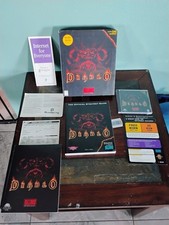 Diablo 1 PC Big Box 1996 Blizzard CD Manual Official Strategy Guide Complete picture