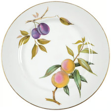 Evesham Gold Royal Worcester Dinner Plate 10” Plum & Peach Design picture