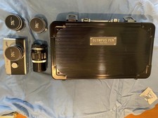 Olympus PenFT With Working Meter, full kit including rare Pen case, 4 lenses picture