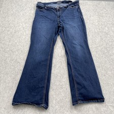 Torrid Luxe Slim Boot Jeans Womens 20R (39x30) Blue Med Wash Stretch Denim picture
