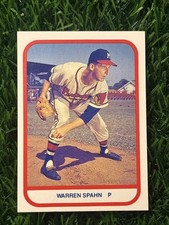 1987 TCMA Warren Spahn #8 Milwaukee Braves HOF picture