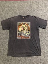 3D Emblem Vintage Harley Davidson Native American Heritage T Shirt Size XLarge picture