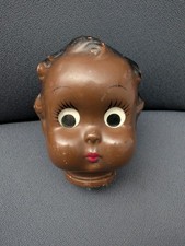 RARE Vintage African American 1930's Ralph Freundlich Goo Goo Eyes Doll Head picture