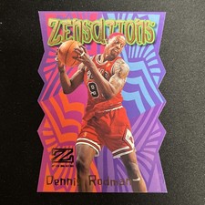 1997-98 SkyBox Z-Force Dennis Rodman Zensations Insert #18ZN Bulls NBA Die Cut picture