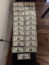 21 US Star Note Lot $76 Face Value $1 $5 $10 $20 Rare Short Runs Mixed Series picture