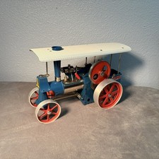 Wilesco Dampftraktor D40 Steam Tractor German Live Steam Model, Blue/Red picture
