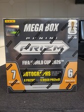 2026 PRIZM FIFA WORLD CUP 2026 SOCCER MEGA BOX FACTORY SEALED DISCO 42 cards picture