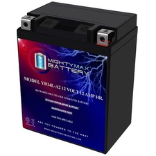 Mighty Max YB14L-A2 12V 12Ah Replacement Battery for Exide ES14LA2, YB14L-A2 picture