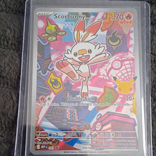 Nintendo Pokemon TCG Scorbunny Pokemon Promo Holo ENG 053 70HP Fire 2026 6+ picture
