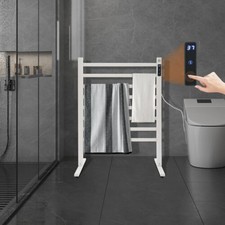 Electric Heated Towel Rack Towel Warmer Rack Towel Warmer Holder Floorstanding picture