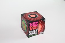 Authentic Schylling NeeDoh Fuzzball Orange Velvet Squeeze Ball Nee Doh New picture