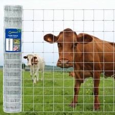 4/5/6ft x 328ft Farm Fence Outdoor Galvanized Cattle Fence Animal Protection picture