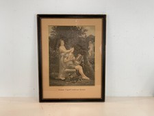 Antique “As the Spirit Comes to the Boys” Engraving After Jean-Baptiste Mallet picture