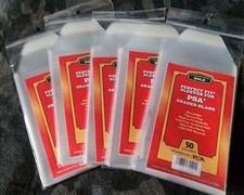 250 Cardboard Gold Perfect Fit For PSA Graded Slab Sleeves PSA Logo picture