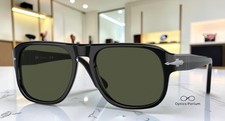 PERSOL PO3310S 95 31 Black Green 57 mm Unisex Sunglasses picture
