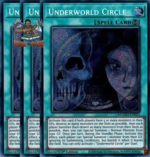 Yugioh 3x Underworld Circle MAMO-EN021 Secret Rare 1st Ed NM picture