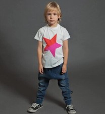 Nununu NU2173 Digonal Denim Pants in Washed Denim picture
