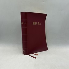 BIB LA Alliance Biblique Universelle 1985 Faux Leather Red Bible picture