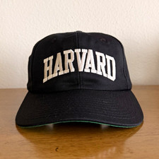 RARE VINTAGE - HARVARD - Snapback- Green under brim-80’s/90’s picture