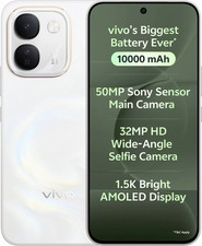 Vivo S2 FE | 128GB | 6GB RAM | White | MediaTek Dimensity 7300e 10000mAh Battery picture
