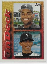 1995 Topps Traded & Rookies - On Deck Mariano Rivera, Lyle Mouton #130T (RC) picture