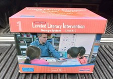 Leveled Literacy Intervention Orange Box 1 Levels A-C Lessons 1-70 VG Condition  picture