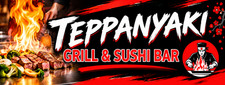 3ft x 8ft TEPPANYAKI   BannerFREE SHIPPING (CAN BE PERSONALIZED) picture