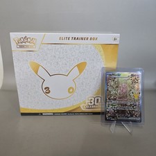 Pokemon 30th Anniversary Celebration ETB Factory Sealed + Mew EX 152/128 picture