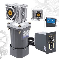 Worm Gear Reducer Gearbox Motor AC 110V 120W Gearmotor Worm Gear Motor picture
