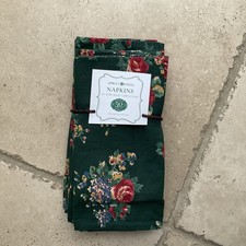 April Cornell Napkins Green  Rose Foliage 16