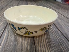 Vintage Walt Disney Productions Plastic Bowl With Donald Duck & Minnie Mouse Gra picture