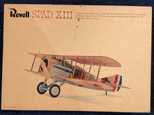 Vintage Revell Frank Luke's Spad XIII Model Kit H-290:150 NOB picture