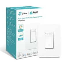 Kasa Smart Dimmer Switch HS220, Single Pole, Needs Neutral Wire, 2.4GHz Wi-Fi picture