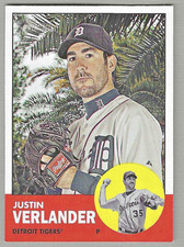 2012 Topps Heritage #44 Justin Verlander Detroit Tigers HOF picture