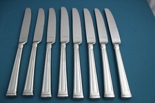 Lenox ESQUIRE Dinner Knives Hollow (Set of 8) Stainless NEW 9 1/4