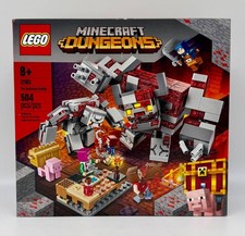 LEGO MINECRAFT DUNGEONS 21163 - THE REDSTONE BATTLE - NIB - Good Condition picture