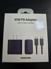 NEW 45w PD Adapter with USB-C to USB Cable - Black picture